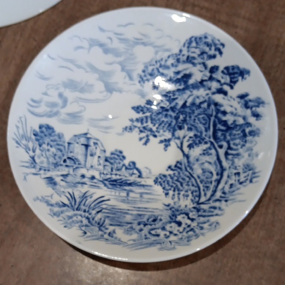 Charming Floral and Scenic Teacup Set - Picture 8 of 10